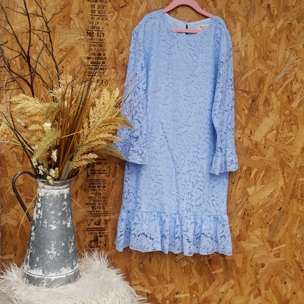 Lace Top With Bell Sleeves